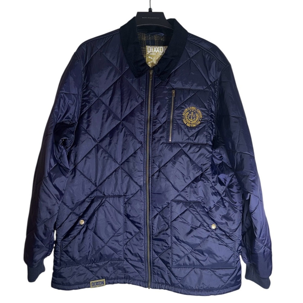 DIXXON Navy Quilted Men's Jacket - Picture 5 of 8